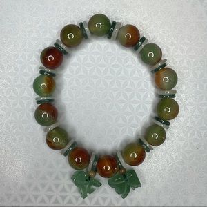 Women’s Beaded Bracelet with Charms